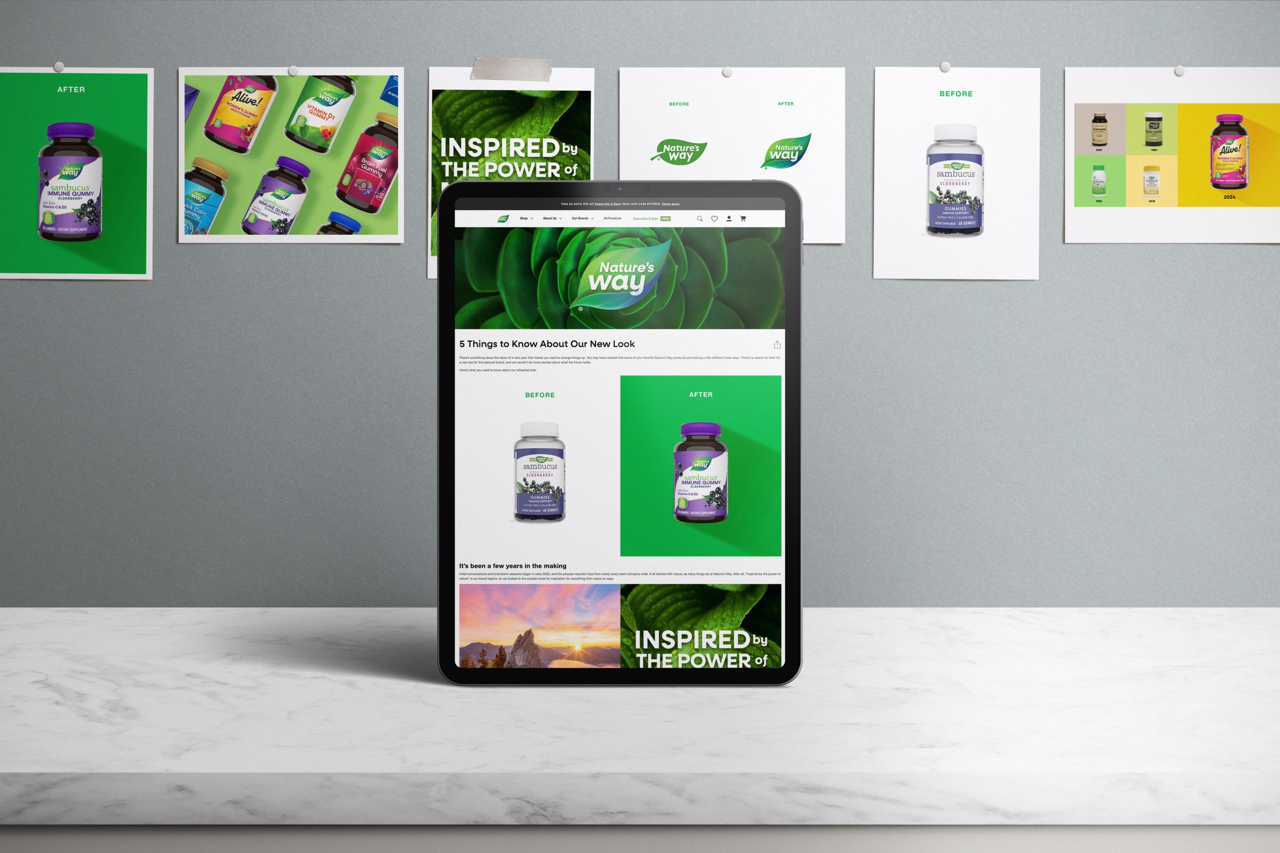 eCommerce content direction for Nature’s Way